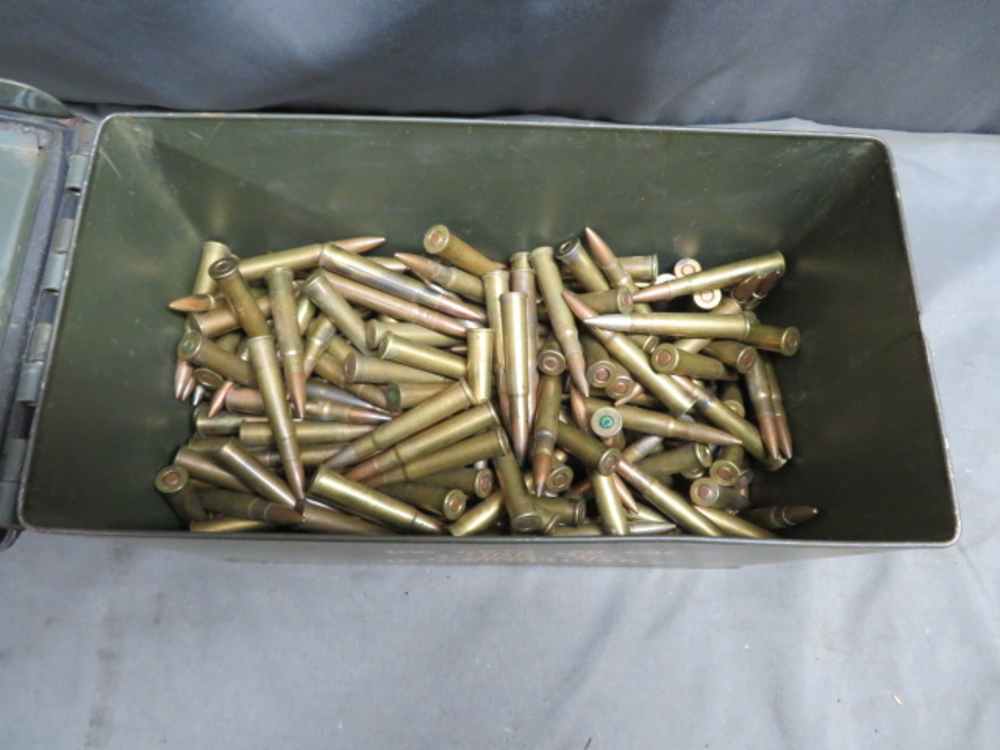 CAN OF 300 ROUNDS MILITARY SURPLUS .303 BRITISH AMMO-img-0