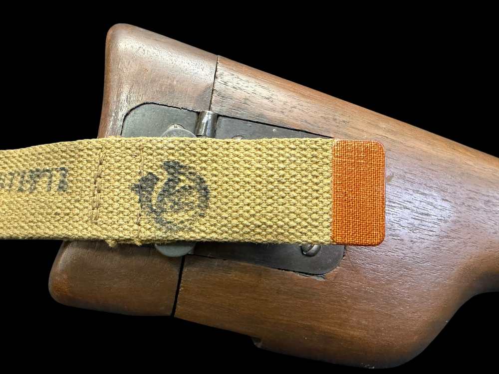 RARE, CANADIAN WWII 1945 INGLIS HI POWER STOCK HOLSTER VERY GOOD CONDITION -img-12
