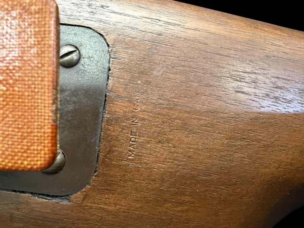 RARE, CANADIAN WWII 1945 INGLIS HI POWER STOCK HOLSTER VERY GOOD CONDITION -img-11