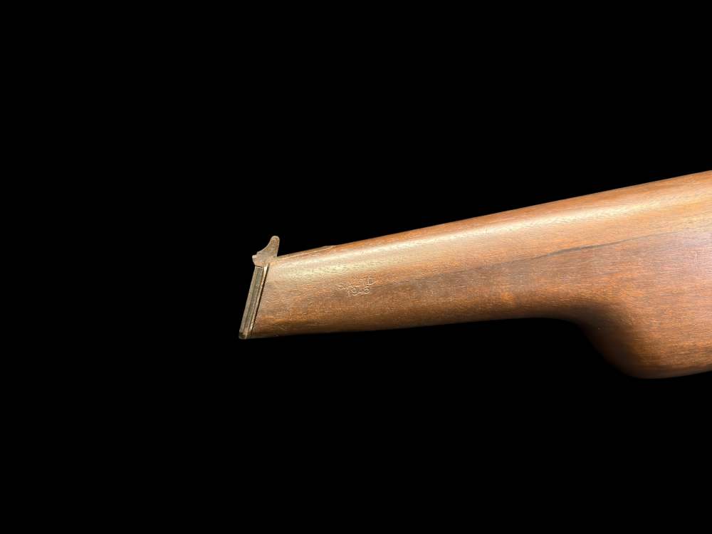 RARE, CANADIAN WWII 1945 INGLIS HI POWER STOCK HOLSTER VERY GOOD CONDITION -img-1