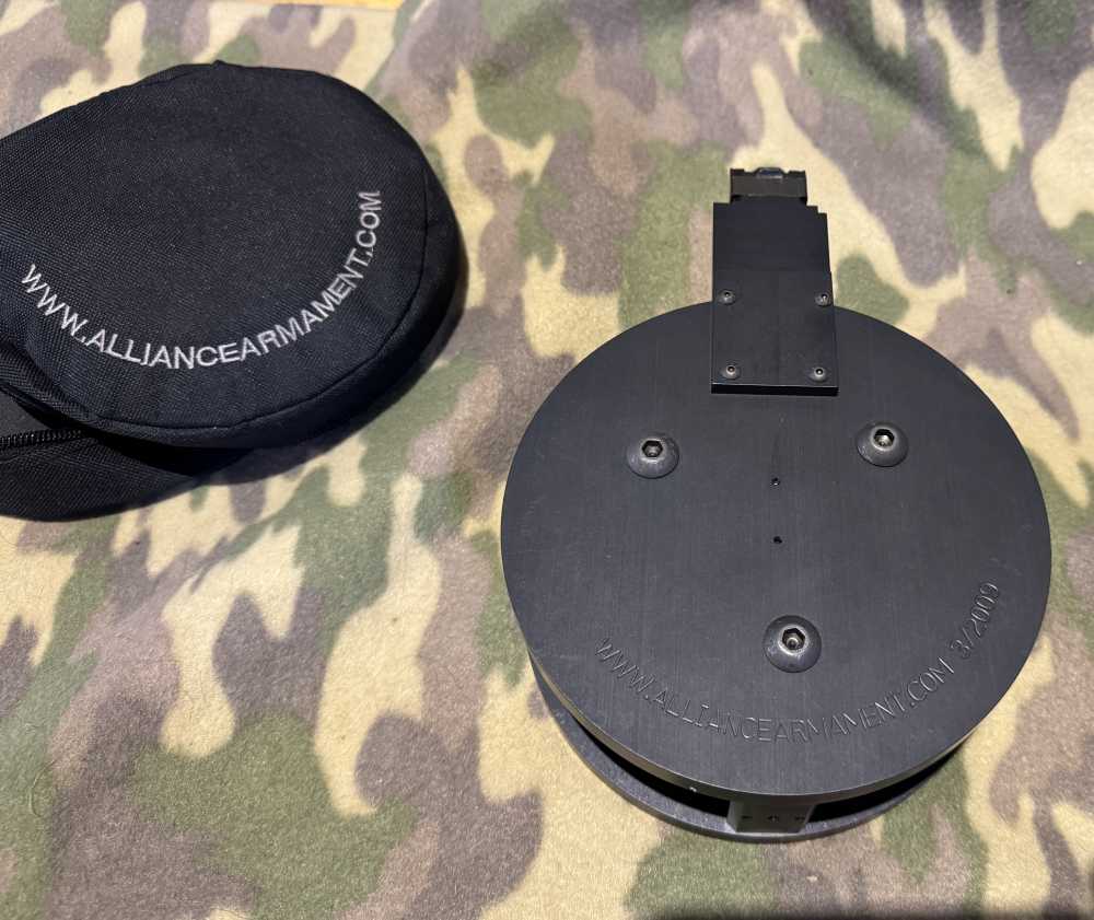 SAIGA 12 Drum, 12 gauge 20 round drum magazines Alliance Armament-img-1