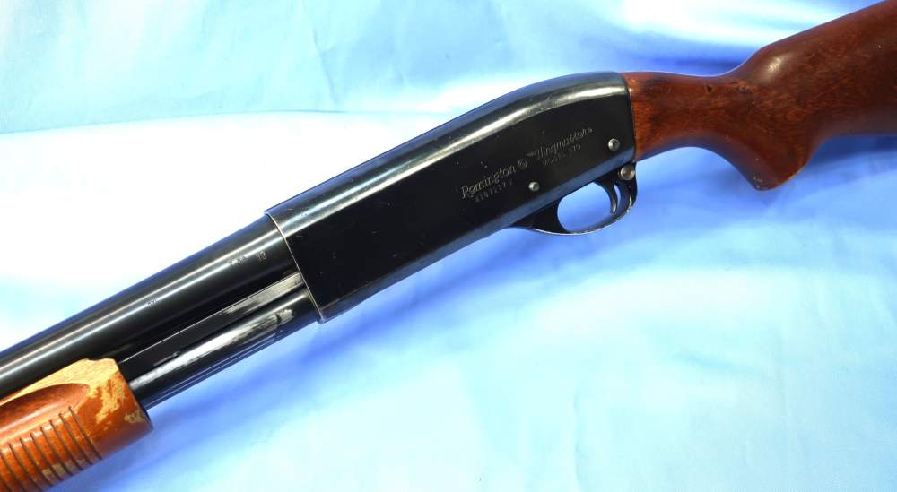 Remington 870 Wingmaster 12ga Police Riot Gun 20" CYL ca. 1980 Rack #-img-0