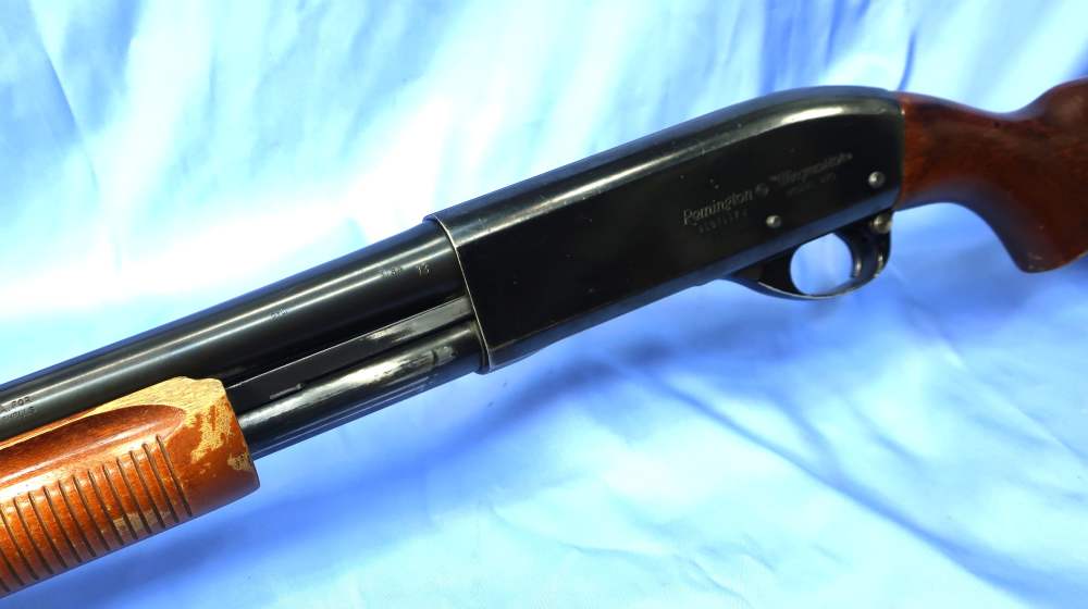 Remington 870 Wingmaster 12ga Police Riot Gun 20" CYL ca. 1980 Rack #-img-3