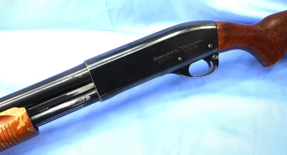 Remington 870 Wingmaster 12ga Police Riot Gun 20" CYL ca. 1980 Rack #-img-17