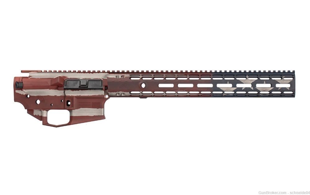 Aero Precision M4E1 BUILDER SET W/ 15" ENHANCED M-LOK HANDGUARD - OLD GLORY-img-0