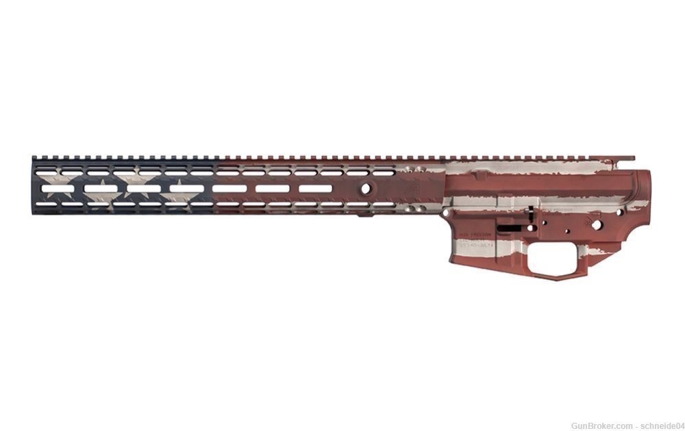 Aero Precision M4E1 BUILDER SET W/ 15" ENHANCED M-LOK HANDGUARD - OLD GLORY-img-1