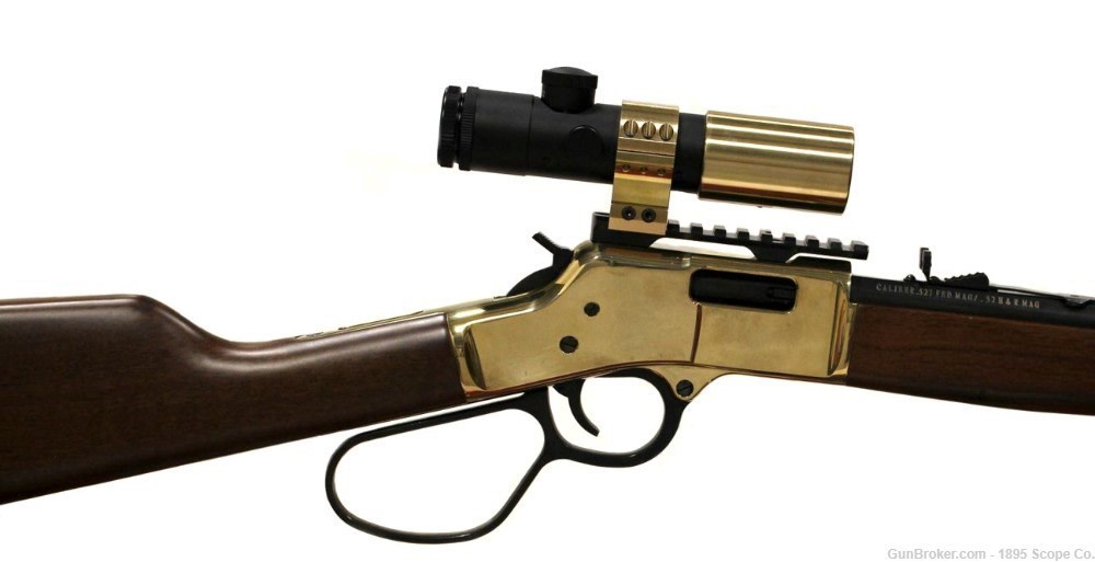 Brass Scout Scope For Henry Lever Action Rifles-img-0