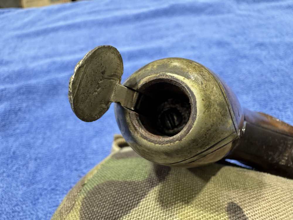 ANTIQUE PISTOL SINGLE SHOT RUSTY AND INOPERABLE GOOD FOR PARTS (J-14)-img-15