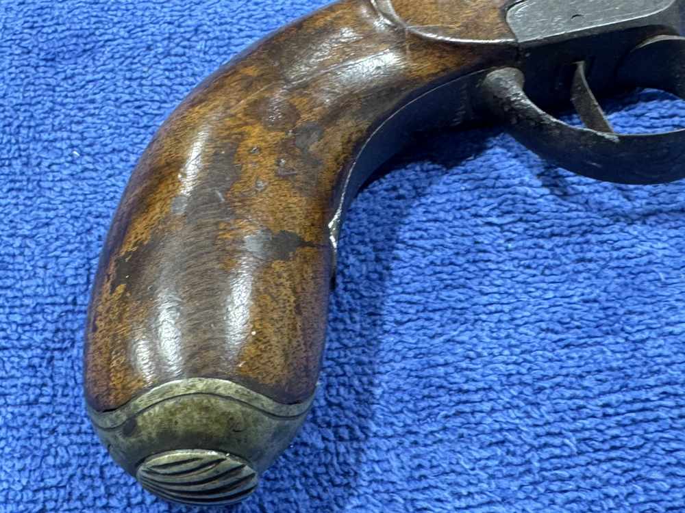 ANTIQUE PISTOL SINGLE SHOT RUSTY AND INOPERABLE GOOD FOR PARTS (J-14)-img-6