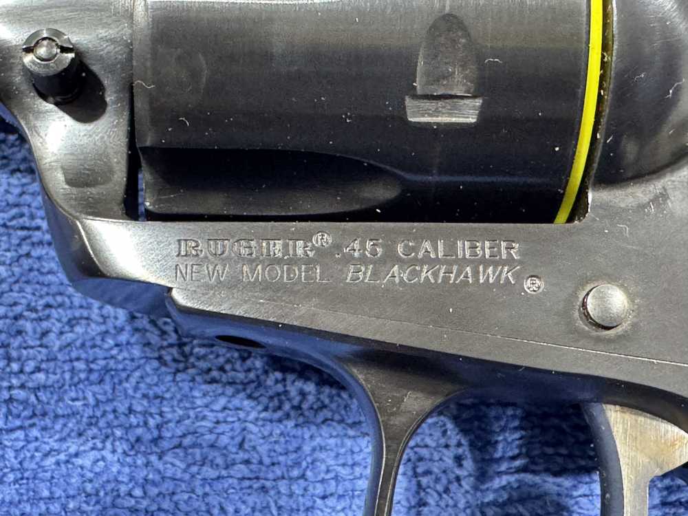 RUGER BLACKHAWK FLATTOP CONVERTABLE 45LC/45ACP NIB 2012 UNFIRED (J-17)-img-12