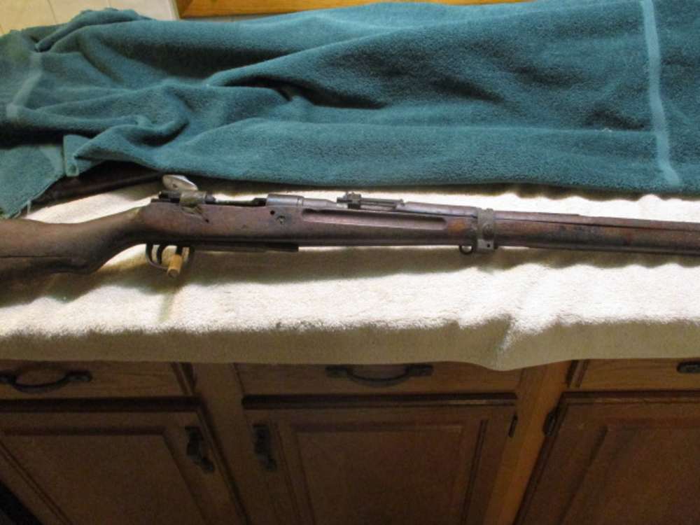 Japanese Type 99 Rifle WWII Vintage Mum Vet Return-img-0