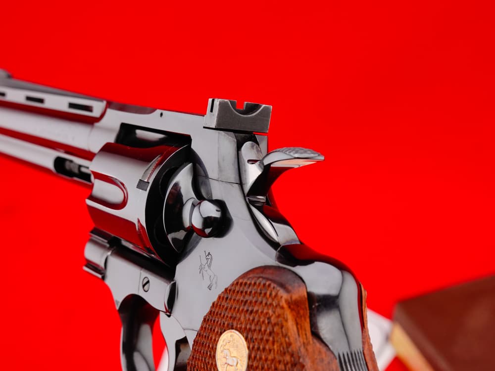 HOLY GRAIL 1955 1st Year Colt Python .357 Magnum 6" Royal Blue SN# 230-img-16