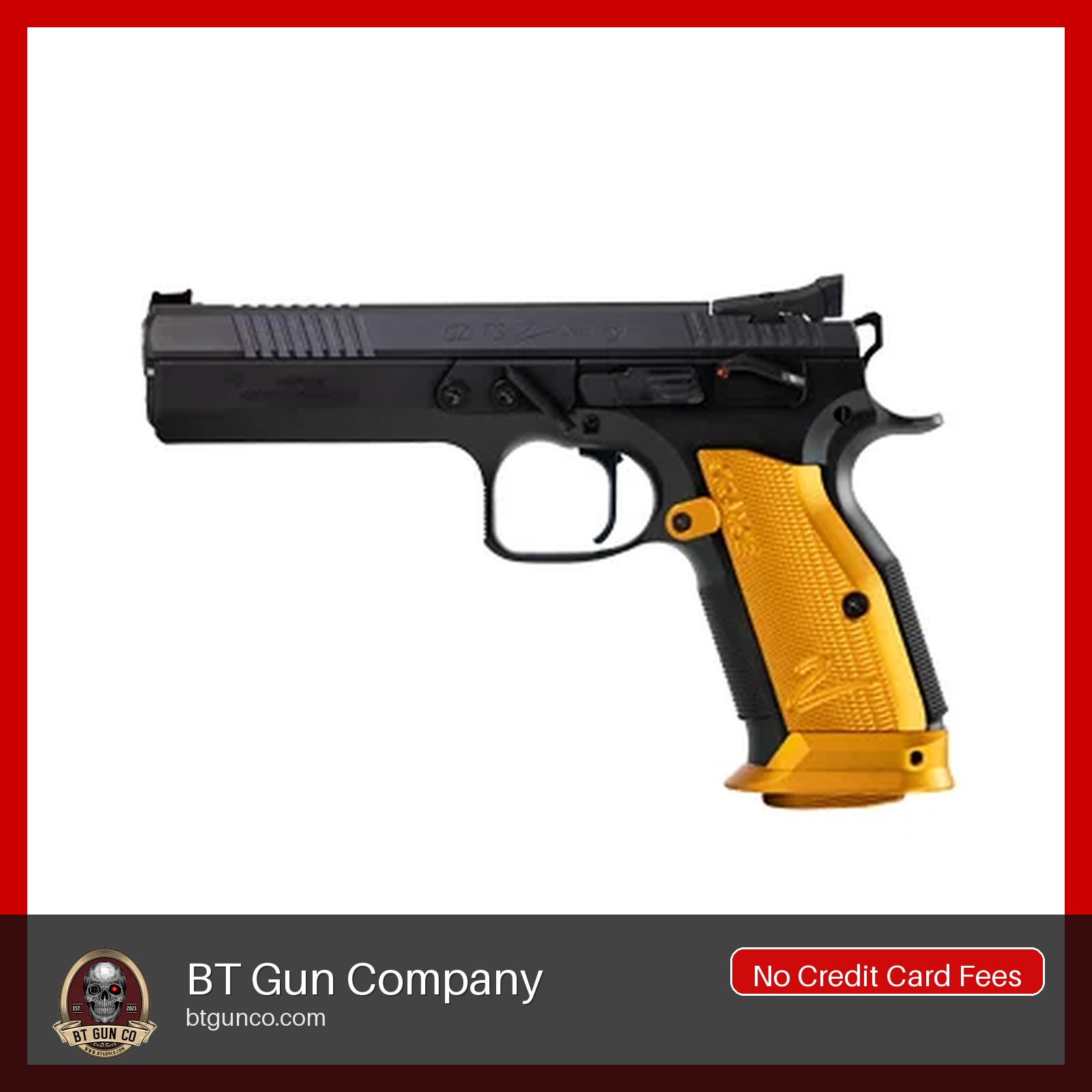 CZ USA TS 2 Orange 9mm Pistol 20rd 5.2" Barrel-img-2