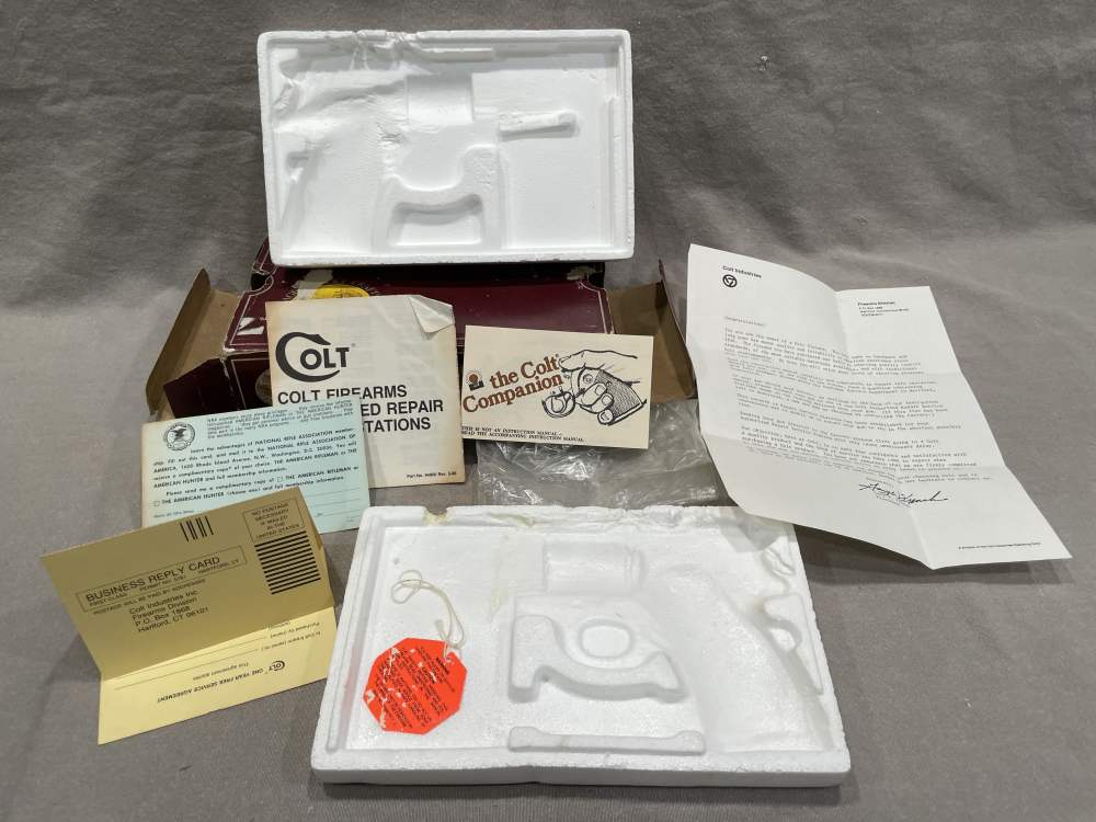 Colt 1911 Officers .45 ACP Factory Box & Paper Work 1990 Nice -img-4