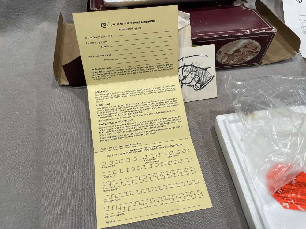 Colt 1911 Officers .45 ACP Factory Box & Paper Work 1990 Nice -img-10
