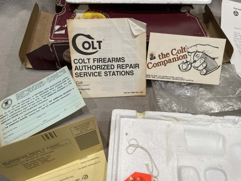 Colt 1911 Officers .45 ACP Factory Box & Paper Work 1990 Nice -img-6