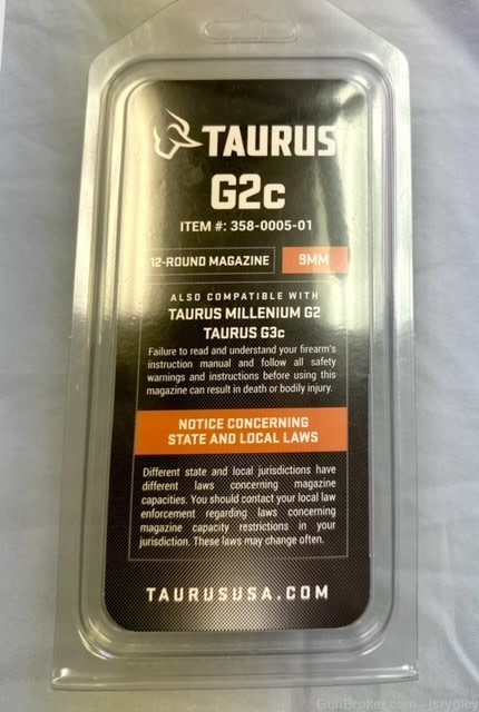 New Taurus G2C 9mm Magazine 12 round mag -img-1