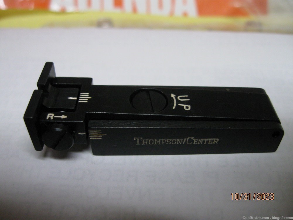 New T/C orig Rear Sight THOMPSON Center PRO HUNTER ENCORE; more T/C's avail-img-0
