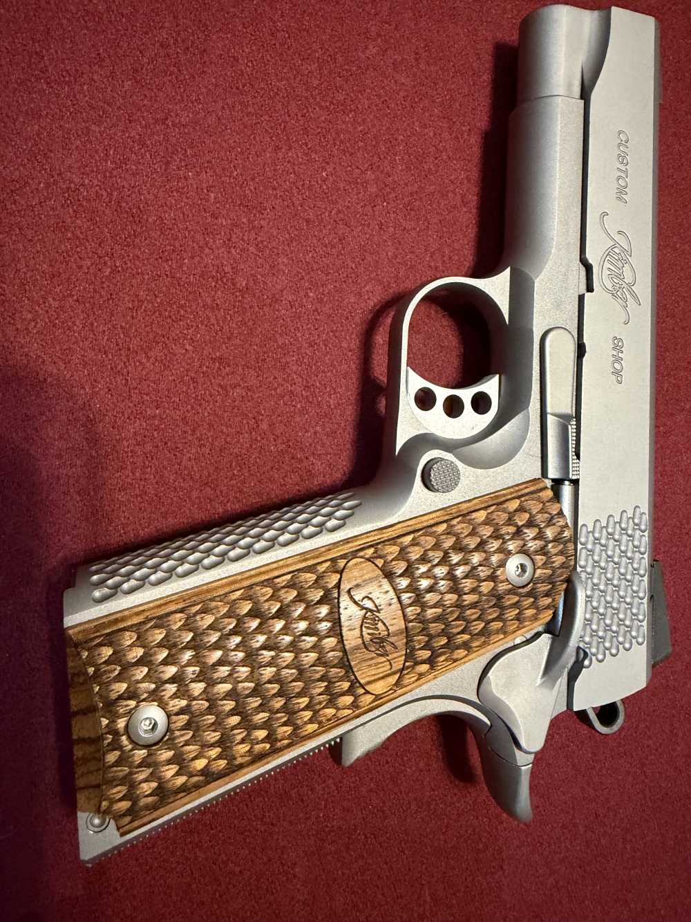 Kimber custom shop pro raptor II Stainless .45 ACP-img-4