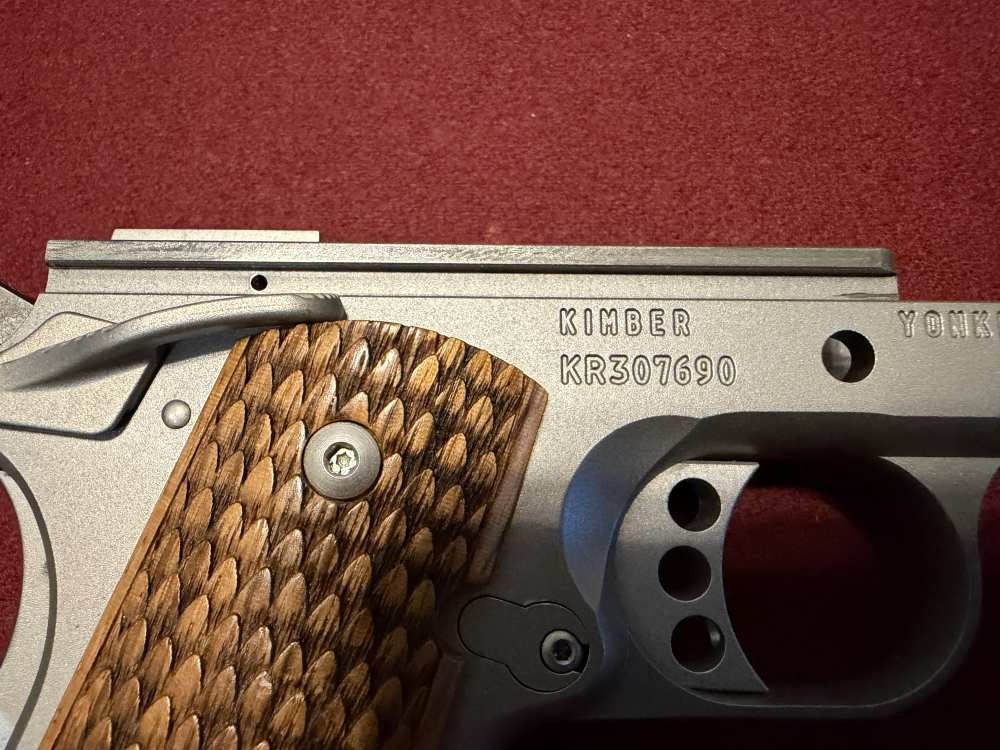 Kimber custom shop pro raptor II Stainless .45 ACP-img-9