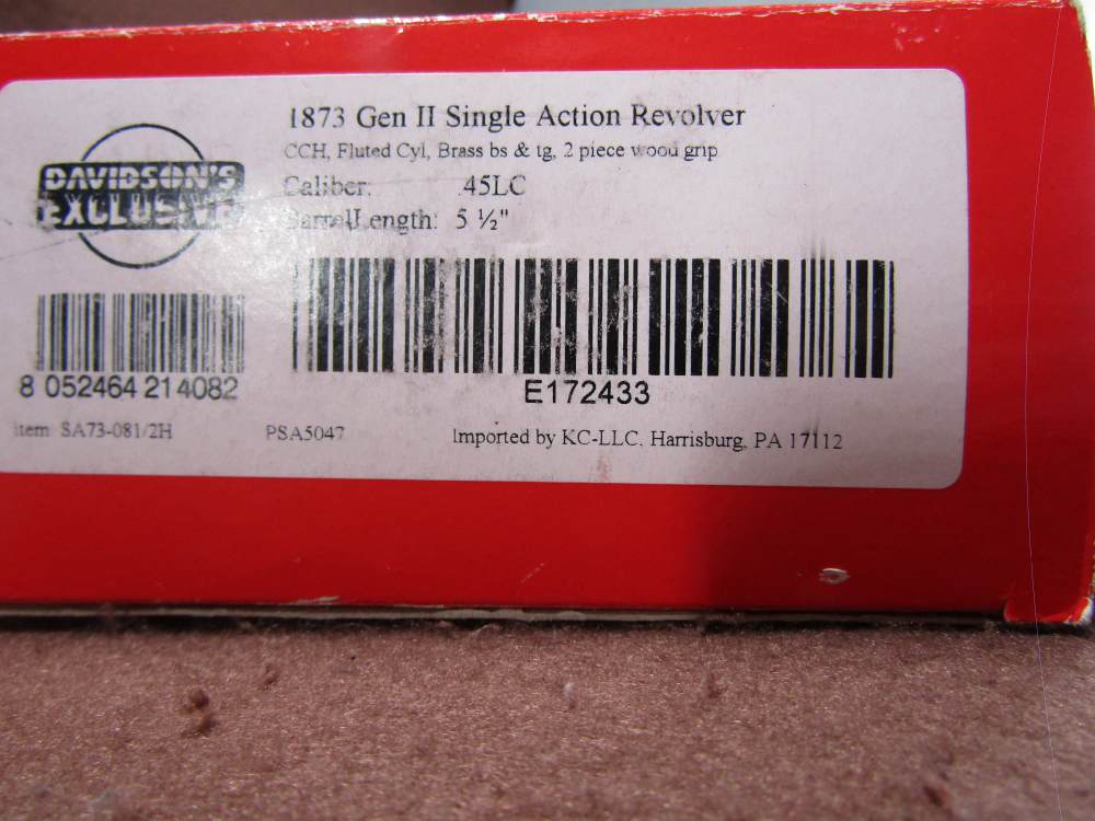 COLT 1873 DAVIDSONS EXCLUSIVE Gen II  45 LC SA 5.5" -img-18