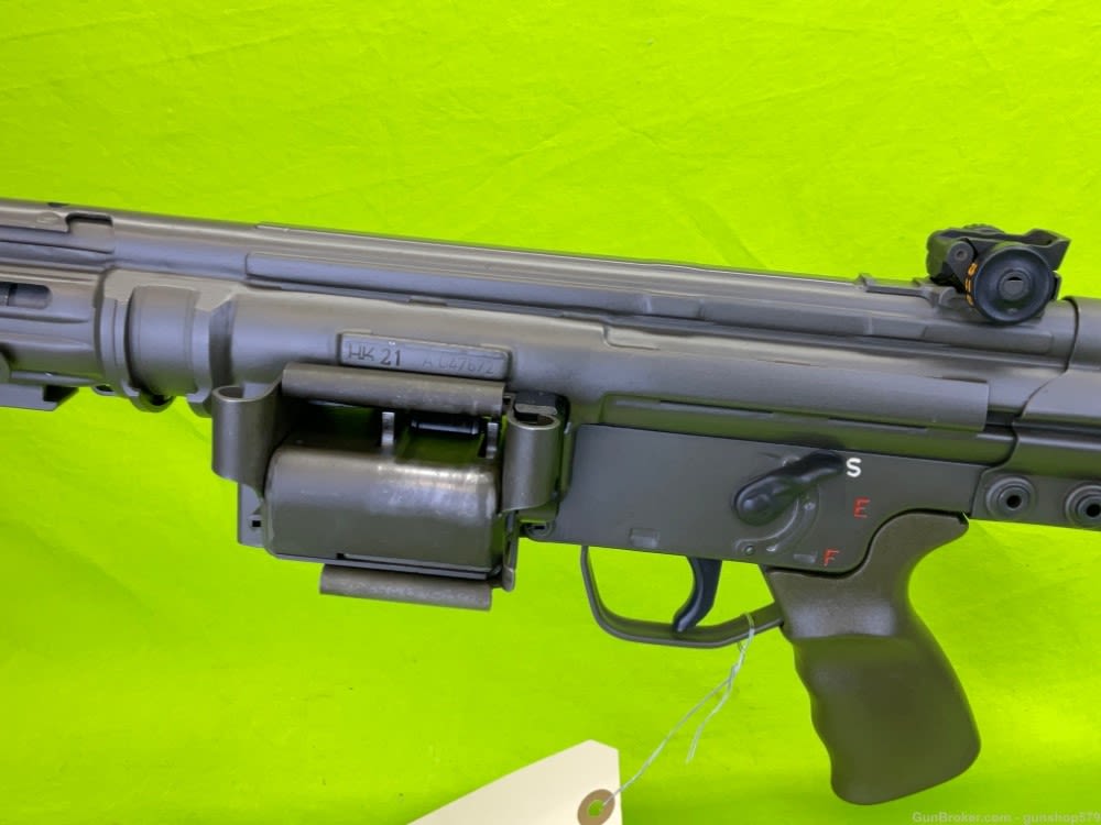FULL AUTO HK21 HECKLER & KOCH BELT FED 308 NATO HK 21 COLLECTOR EFILE RARE-img-6