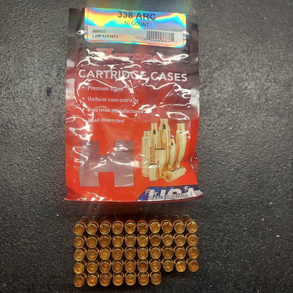 338 ARC Brass. New primed brass-img-0