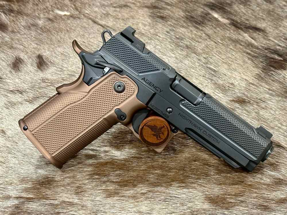NIGHTHAWK CUSTOM DOUBLE AGENT COMMANDER 4.25" 1911 9MM IOS UPGRADES-img-3