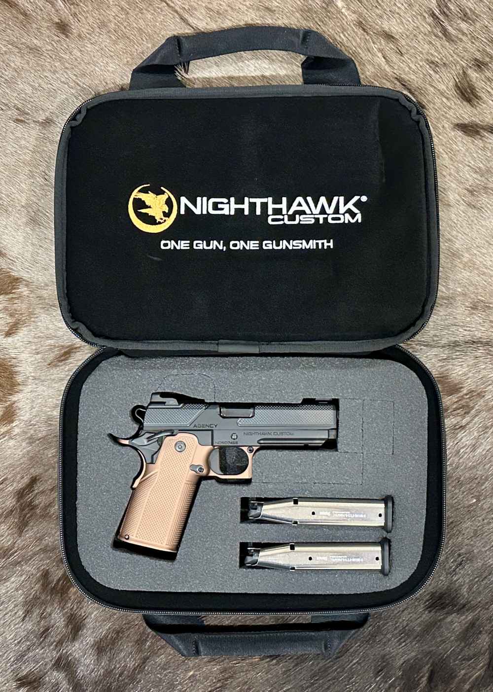 NIGHTHAWK CUSTOM DOUBLE AGENT COMMANDER 4.25" 1911 9MM IOS UPGRADES-img-23