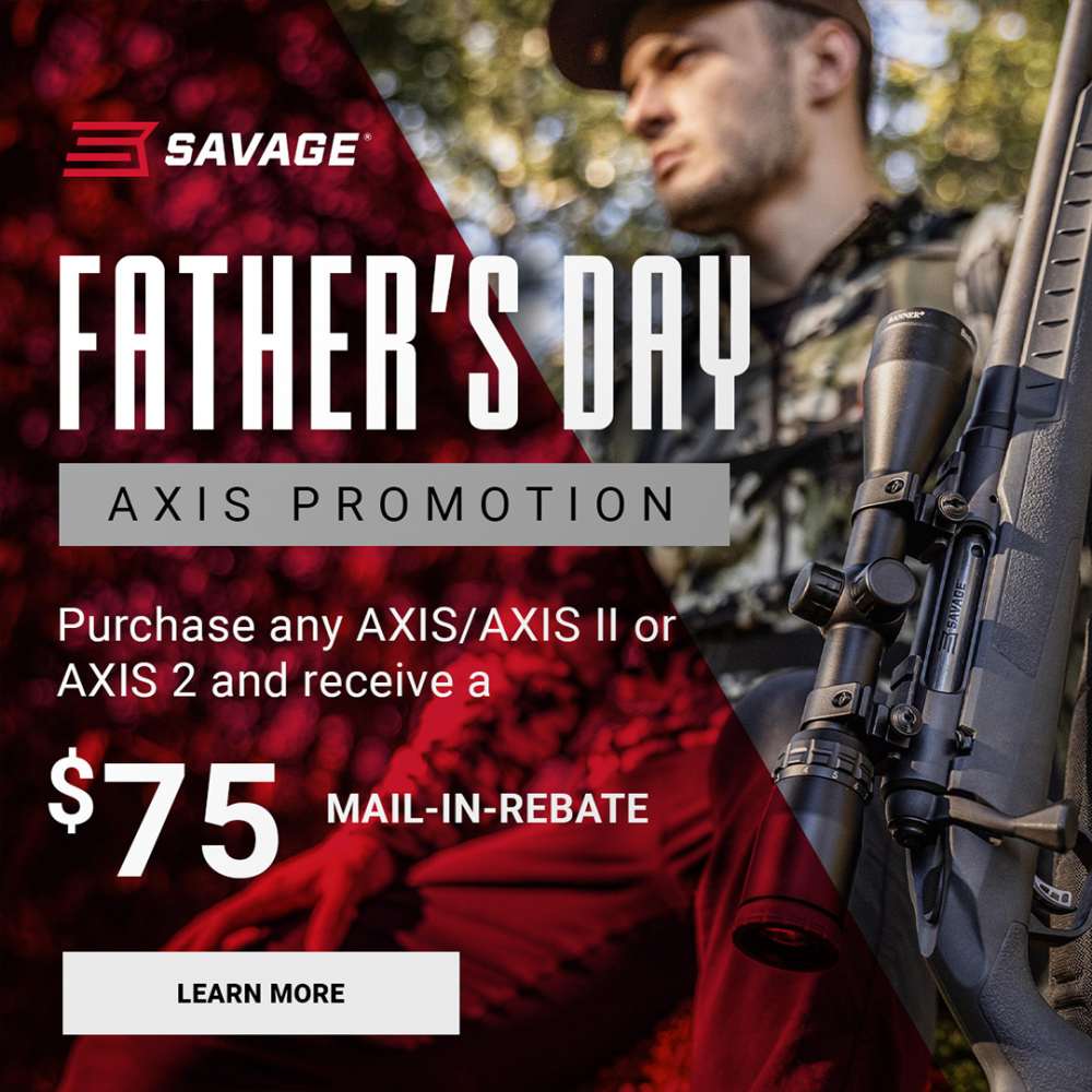 Savage Axis II XP Black Stainless 3-9x40 Scope Accutrigger 30-06 Spfld-img-1