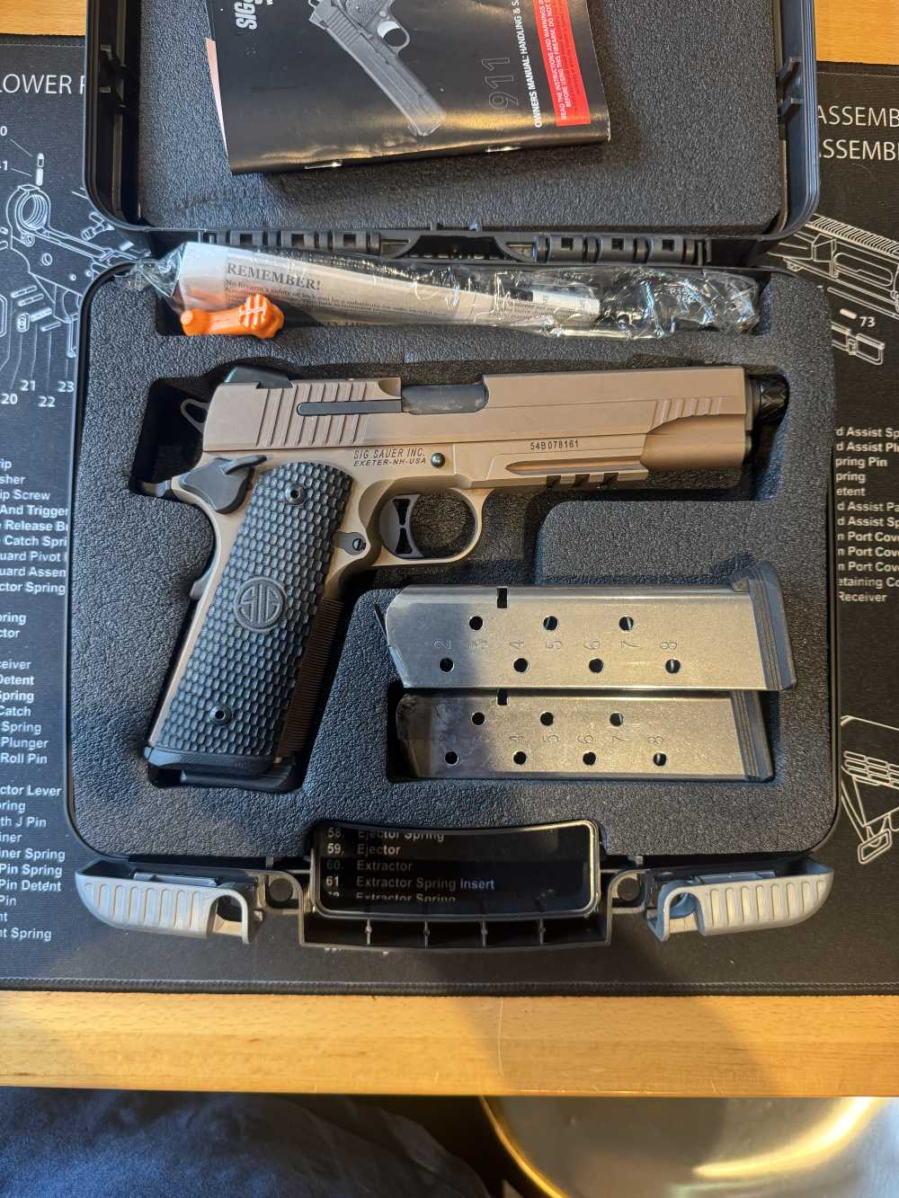 SIG SAUER 1911 Emperor Scorpion Full Size-Bronze  -img-2