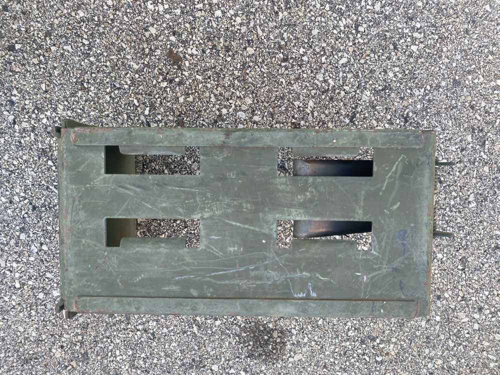 USGI 30/50 Browning Mount - W/ Can Hanger, Ammo Tray, & Pins-img-10