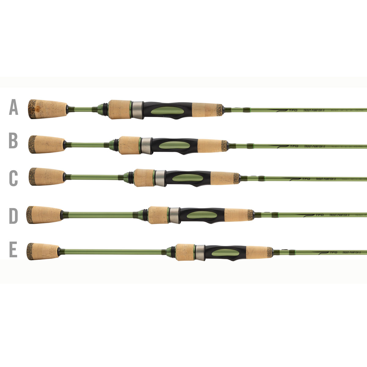 TFO Trout Panfish II 6ft 6in UL 2-Piece Spinning Rod (TPS2 661-2)-img-6