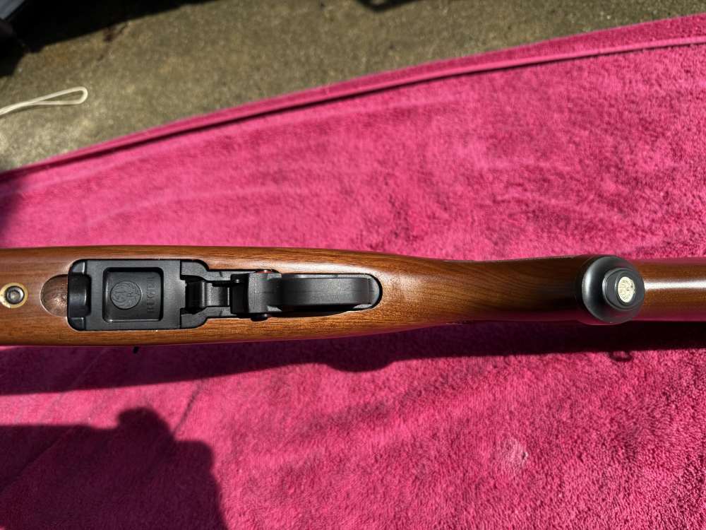 2013 Ruger 10/22 Mannlicher International Checkered Walnut  BX Trigger Red-img-12