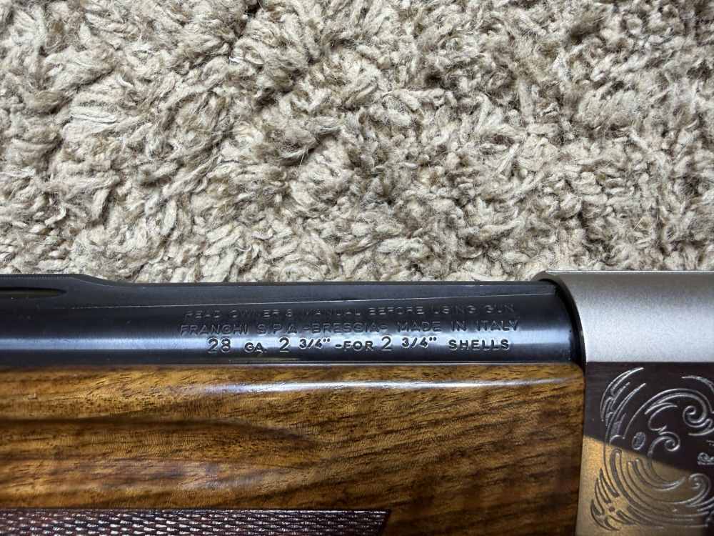 Like new Franchi 48 AL Fenice 28 gauge w/ extra stock Beautiful! Trades!-img-10