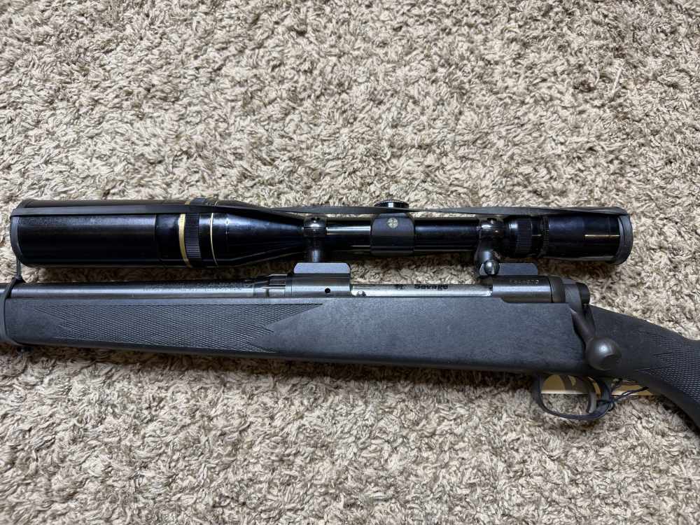 Savage 111 left handed 22-250 w/ Leupold vari x iii NICE! TRADES!-img-2