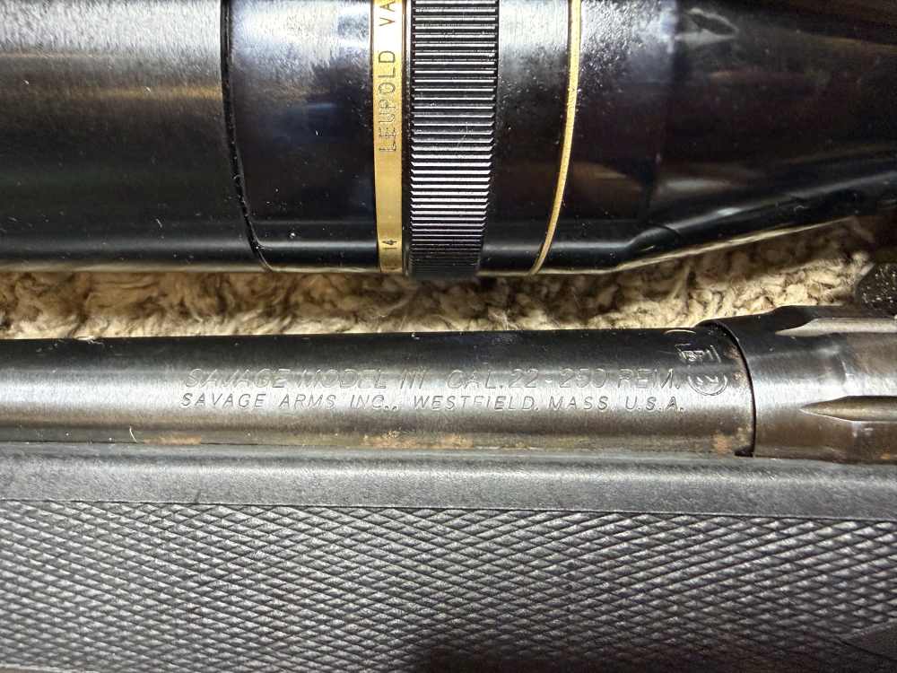 Savage 111 left handed 22-250 w/ Leupold vari x iii NICE! TRADES!-img-5