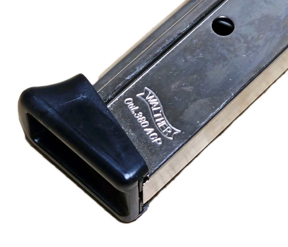 Walther PPK/S PPKS Pistol Magazine with Finger Rest 380 ACP 7 Round Nickel-img-3