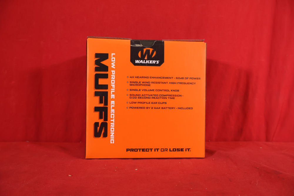 Walker's Low Profile Electronic Muffs Ear Pro Hearing Protection -img-2
