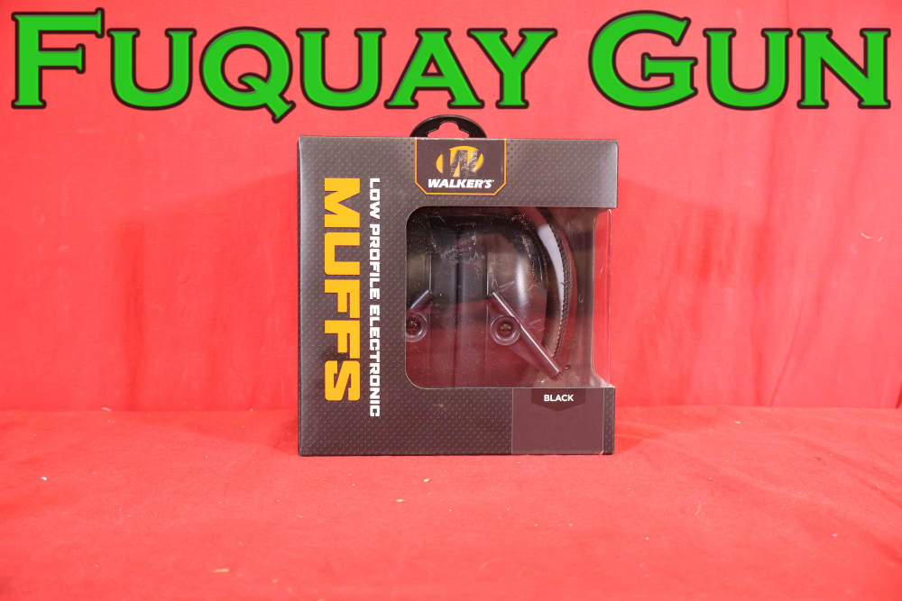 Walker's Low Profile Electronic Muffs Ear Pro Hearing Protection -img-0