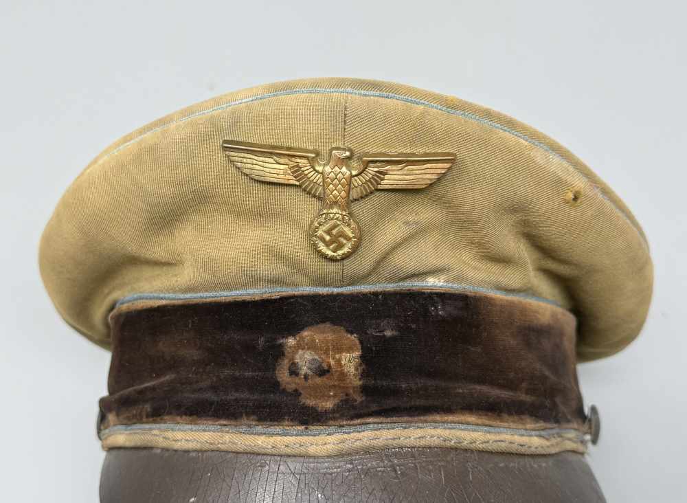 WW2 German NSDAP Political Orts Level Crusher Visor WWII sa ss uniform RZM -img-24