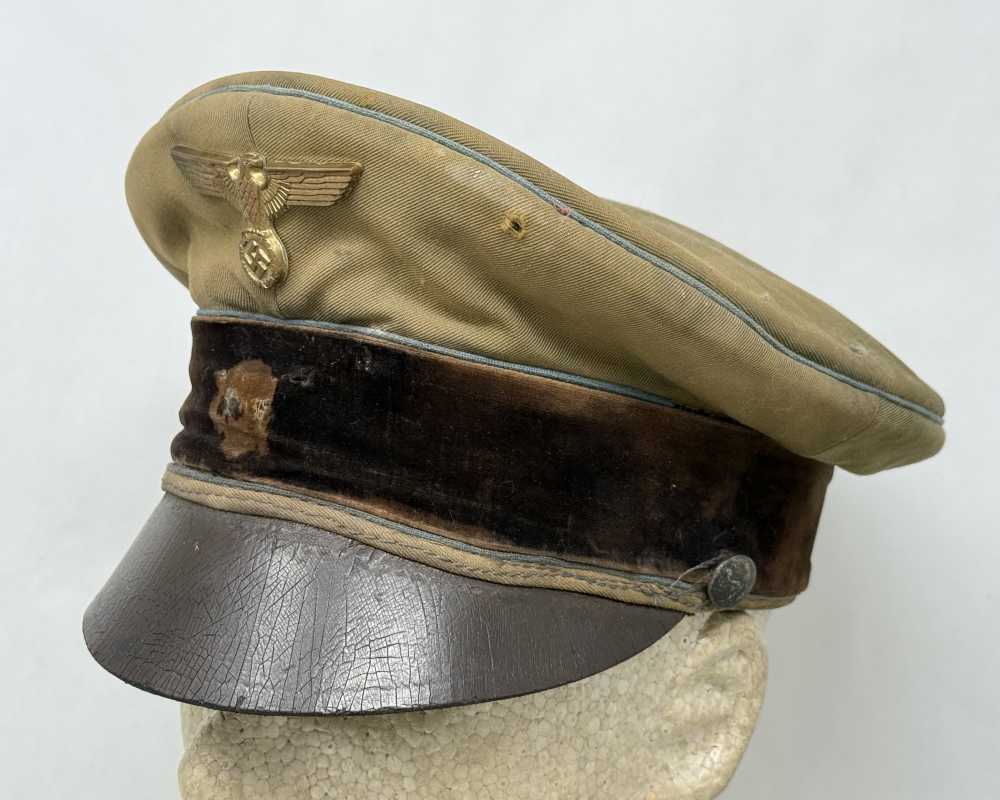 WW2 German NSDAP Political Orts Level Crusher Visor WWII sa ss uniform RZM -img-8