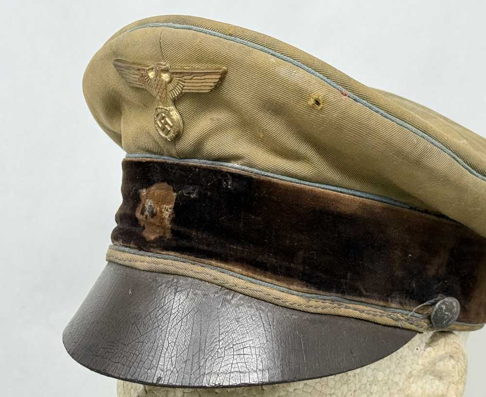 WW2 German NSDAP Political Orts Level Crusher Visor WWII sa ss uniform RZM -img-9