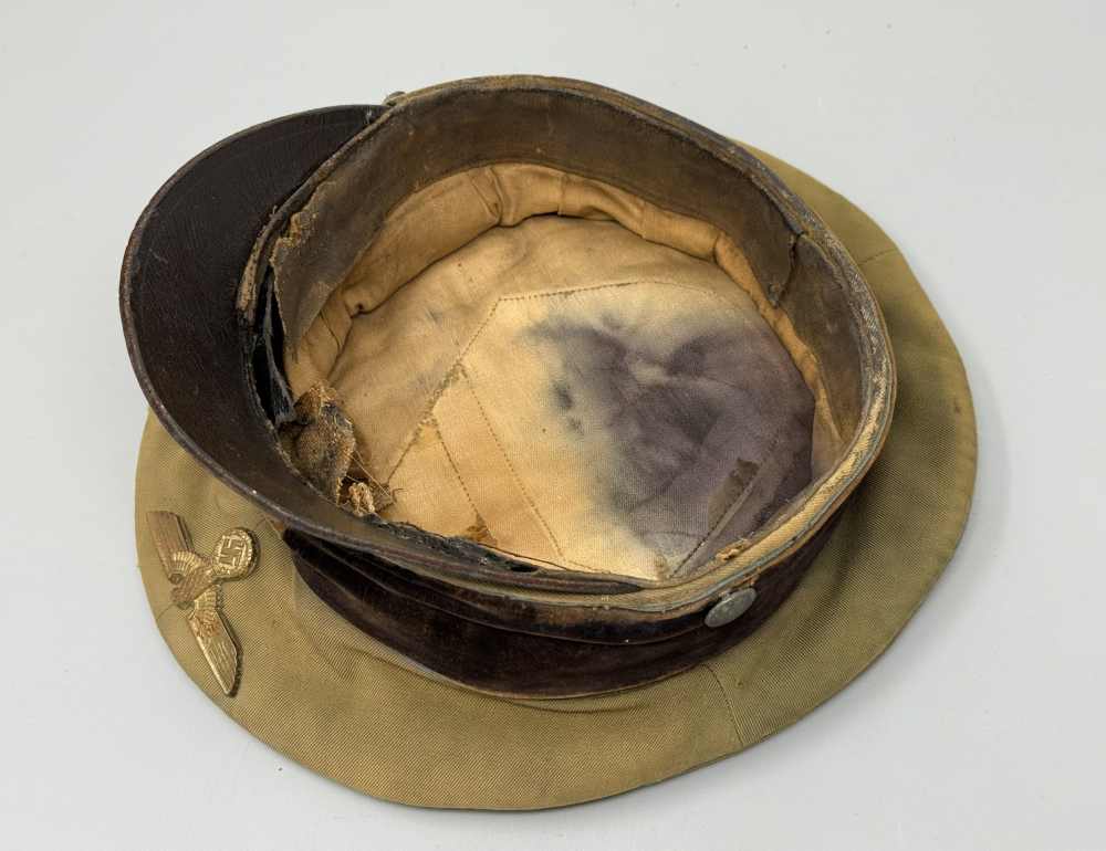 WW2 German NSDAP Political Orts Level Crusher Visor WWII sa ss uniform RZM -img-23