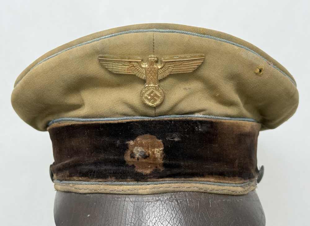 WW2 German NSDAP Political Orts Level Crusher Visor WWII sa ss uniform RZM -img-2