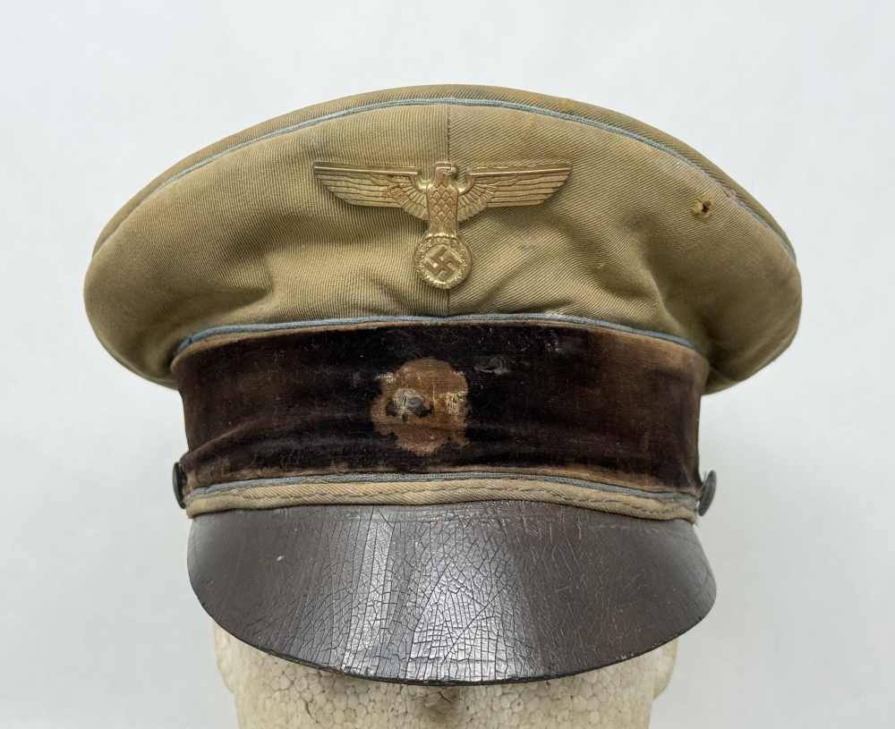 WW2 German NSDAP Political Orts Level Crusher Visor WWII sa ss uniform RZM -img-10