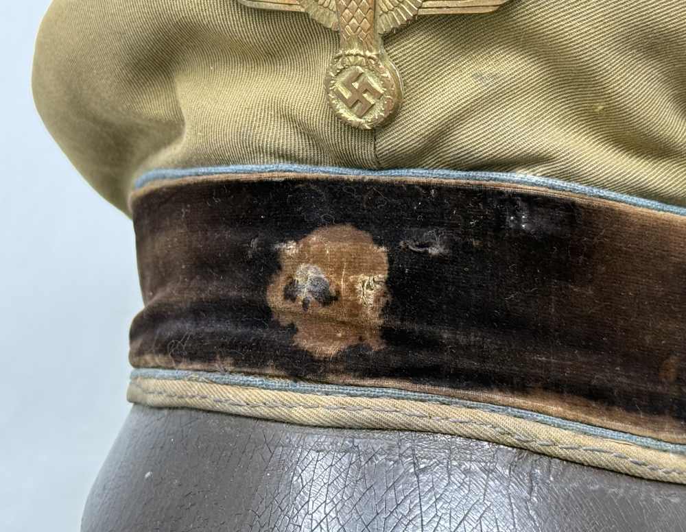 WW2 German NSDAP Political Orts Level Crusher Visor WWII sa ss uniform RZM -img-13