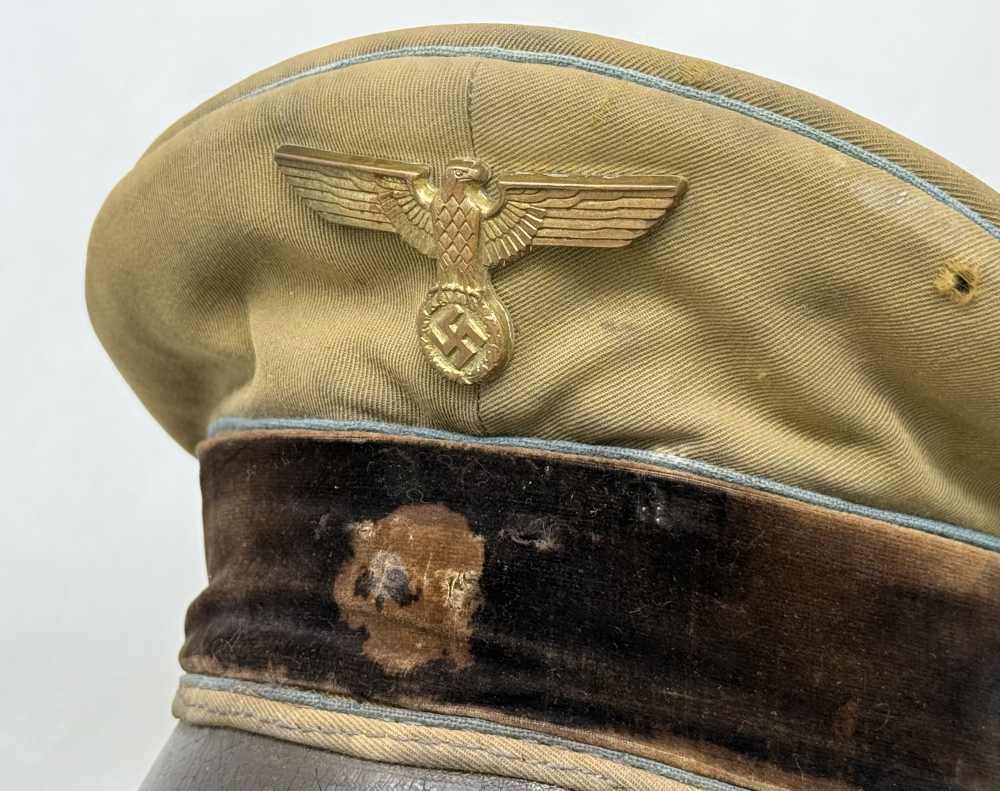 WW2 German NSDAP Political Orts Level Crusher Visor WWII sa ss uniform RZM -img-11