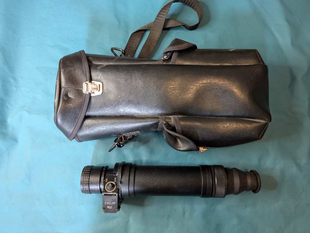 WORKING Soviet Russia Rostov Cyclop NS2 Night Vision w/ Case 9V 50mm f/1.2-img-0