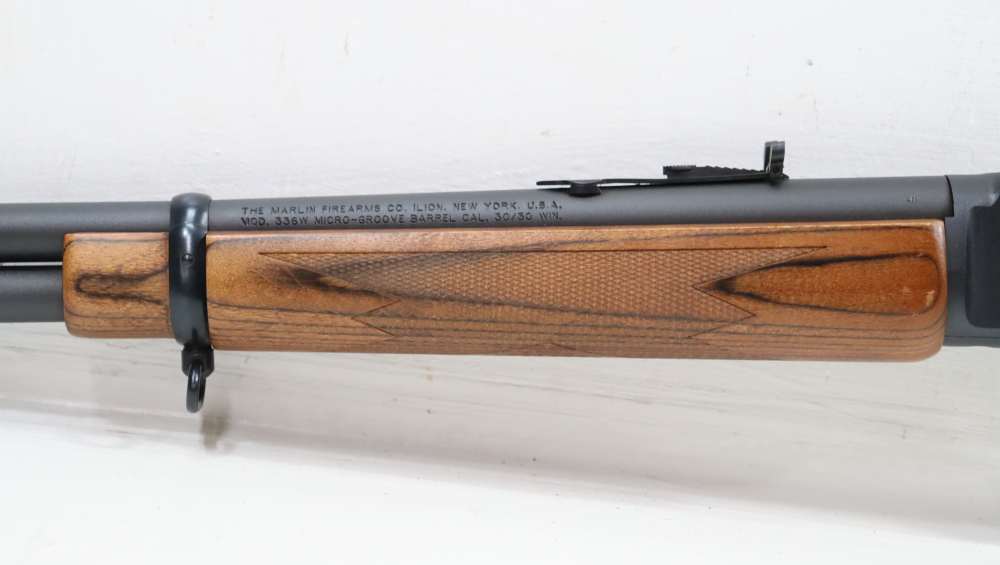 MARLIN 336W LEVER ACTION .30-30 WIN SCARCE LAMINATE-img-12